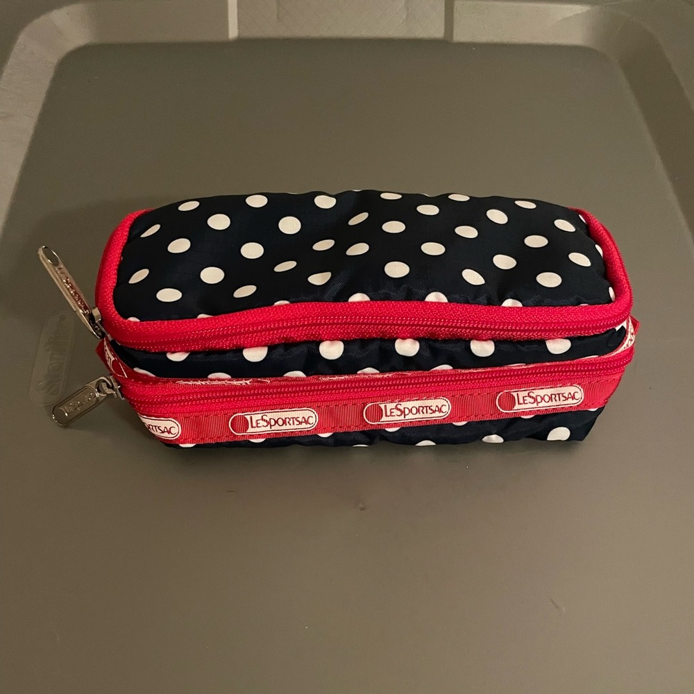 LeSportSac travel case, Red White and Blue